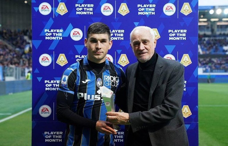 Malinovskyi và giải thưởng cầu thủ xuất sắc nhất tháng của Serie A 